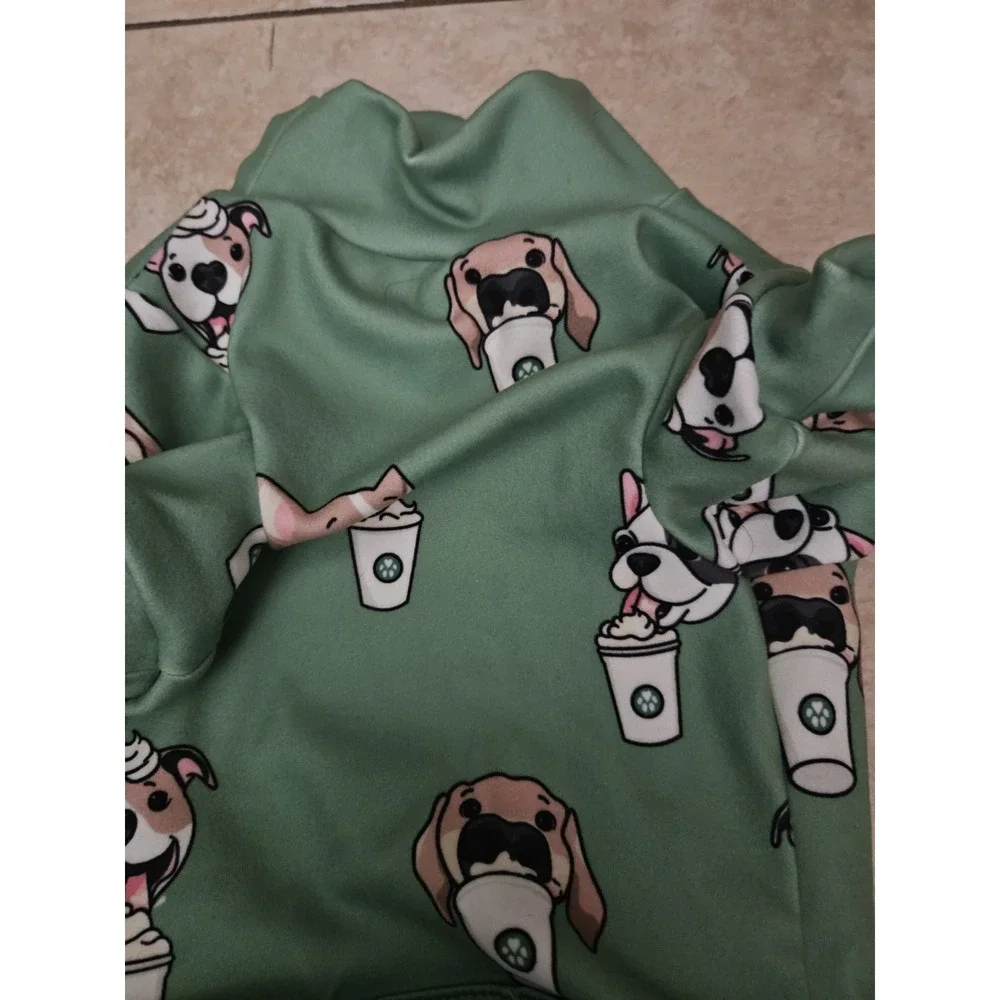 Spark Paws Dog Frenchie Recovery Suit Pajama Very Soft Comfortable Stretch Large